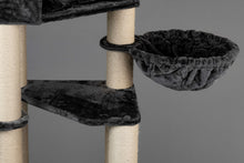 Stor, hængekøje de Luxe (til 12/15 cm sisalstammer) Mørkegrå