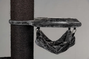 Stor, Crown hængekøje (til 12/15/20 cm sisalstammer) Mørkegrå