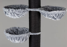 Stor, hængekøje de Luxe (til 20 cm sisalstammer) Lysegrå