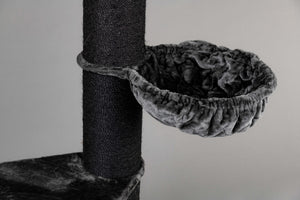 Stor, hængekøje de Luxe (til 20 cm sisalstammer) Mørkegrå